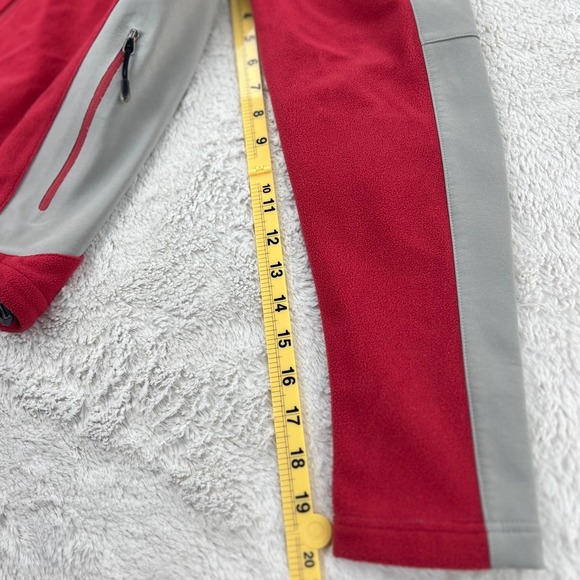 K-Way‎ Expedition Jacket Women S Red Gray Technical Full Zip Softshell - Picture 14 of 14